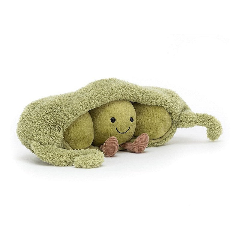 Jellycat Soft Toys Amuseable Peas in a Pod A2PPOD front