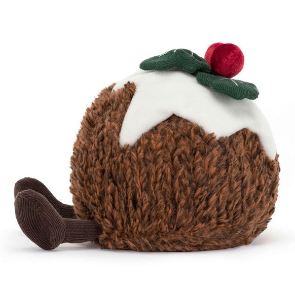 Jellycat Soft Toys Amuseables Christmas Pudding A4PUD left side