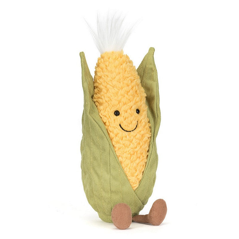 Jellycat Soft Toys Amuseables Sweetcorn A4SWEE angled