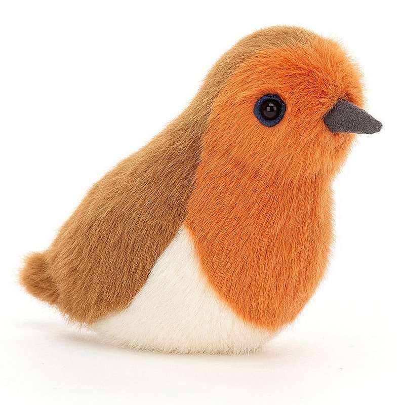 Jellycat Soft Toys Birdling Robin BIR6RB front