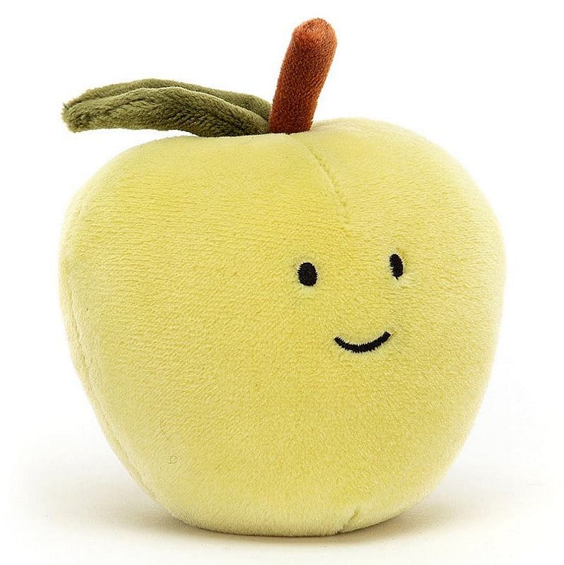 Jellycat Soft Toys Fabulous Fruit Apple FABF6A front