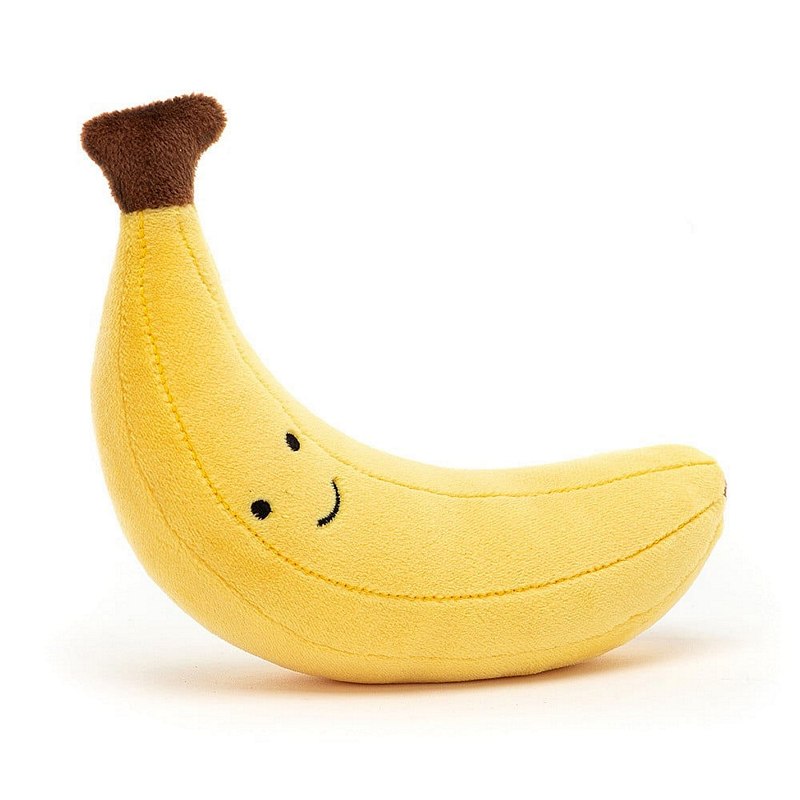 Jellycat Soft Toys Fabulous Fruit Banana FABF6B front