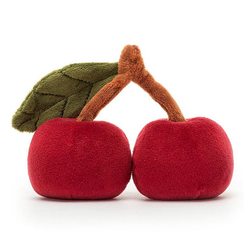 Jellycat Soft Toys Fabulous Fruit Cherry FABF6C rear