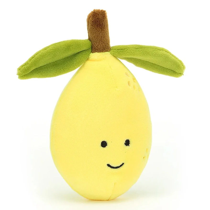 Jellycat Soft Toys Fabulous Fruit Lemon FABF6L front