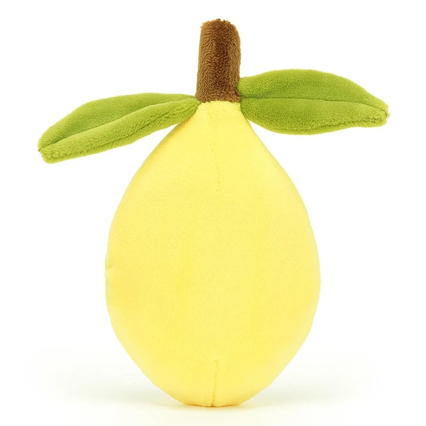 Jellycat Soft Toys Fabulous Fruit Lemon FABF6L rear