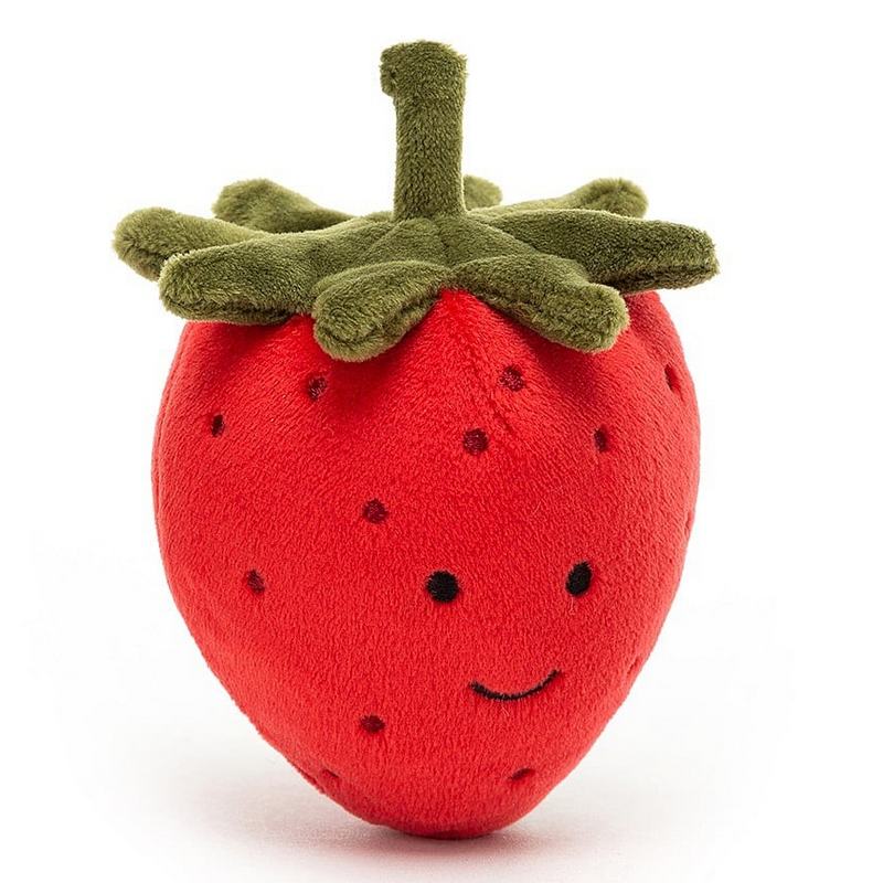 Jellycat Soft Toys Fabulous Fruit Strawberry FABF6S front