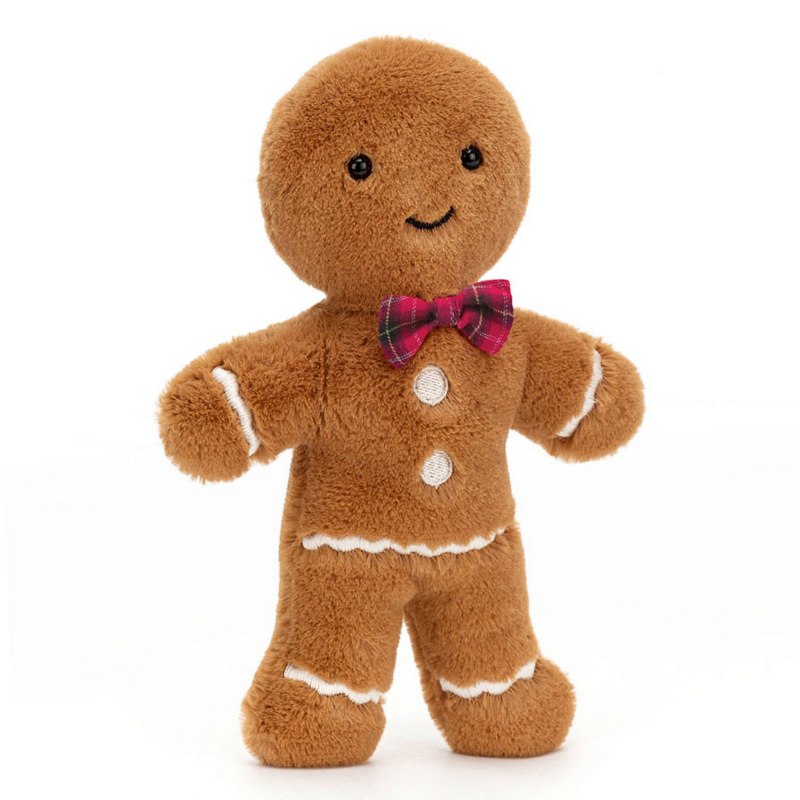 Jellycat Soft Toys Original Jolly Gingerbread Fred JGB3FT front