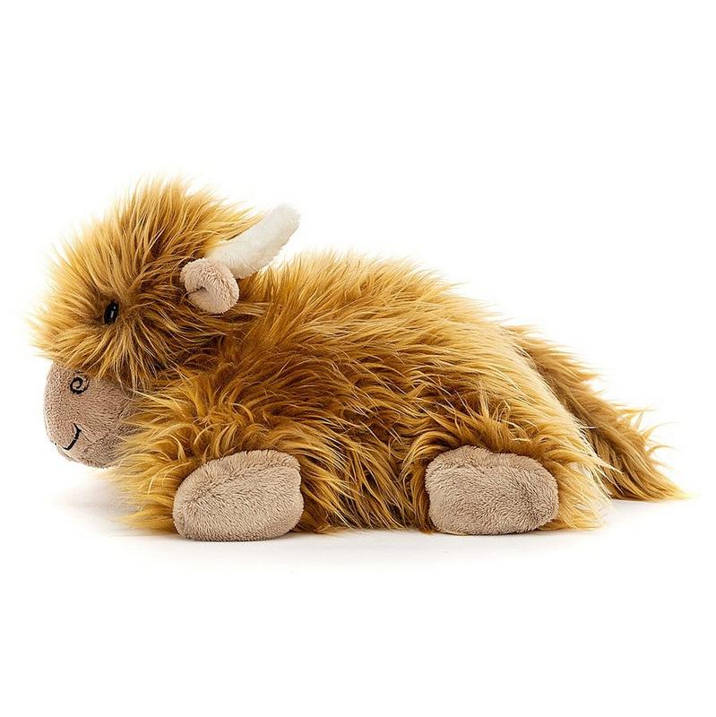 Jellycat Soft Toys Truffles Highland Cow Medium TRM3HC side