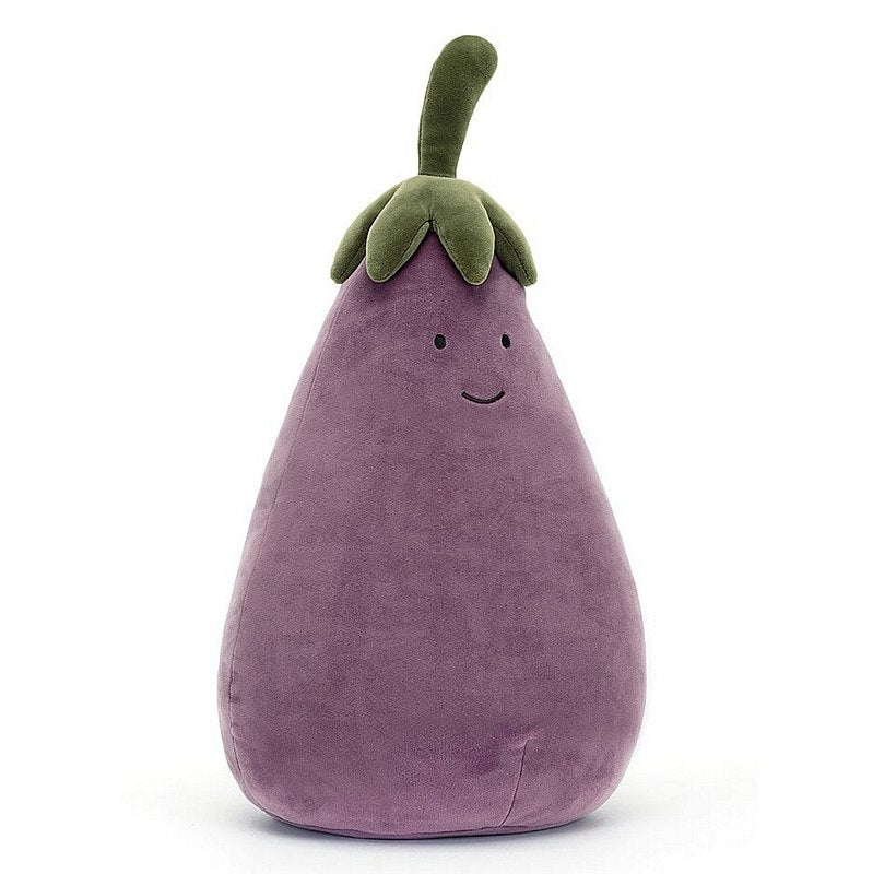 Jellycat Soft Toys Vivacious Vegatable Aubergine Large VV2A front