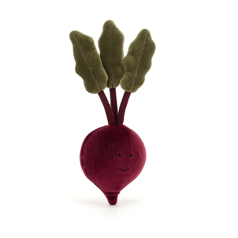 Jellycat Soft Toys Vivacious Vegetable Beetroot VV6BEET front