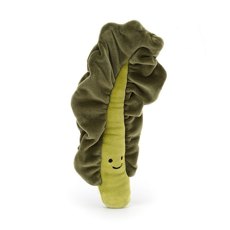 Jellycat Soft Toys Vivacious Vegetable Kale Leaf VV6KL front