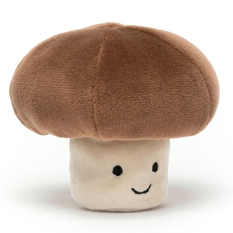Jellycat Soft Toys Vivacious Vegetable Mushroom VV6M front