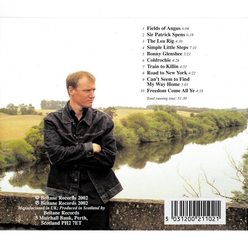 Jim Malcolm Home BELCD102 CD track list
