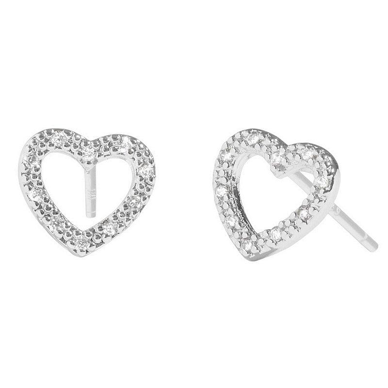 Joma 7689 Earring Bauble With Love Silver-plated earrings front