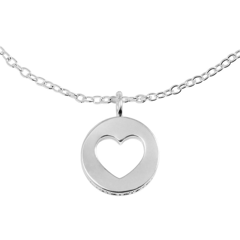 Joma 7719 Style Stories Pave Edge Heart Bracelet Silver-plated detail