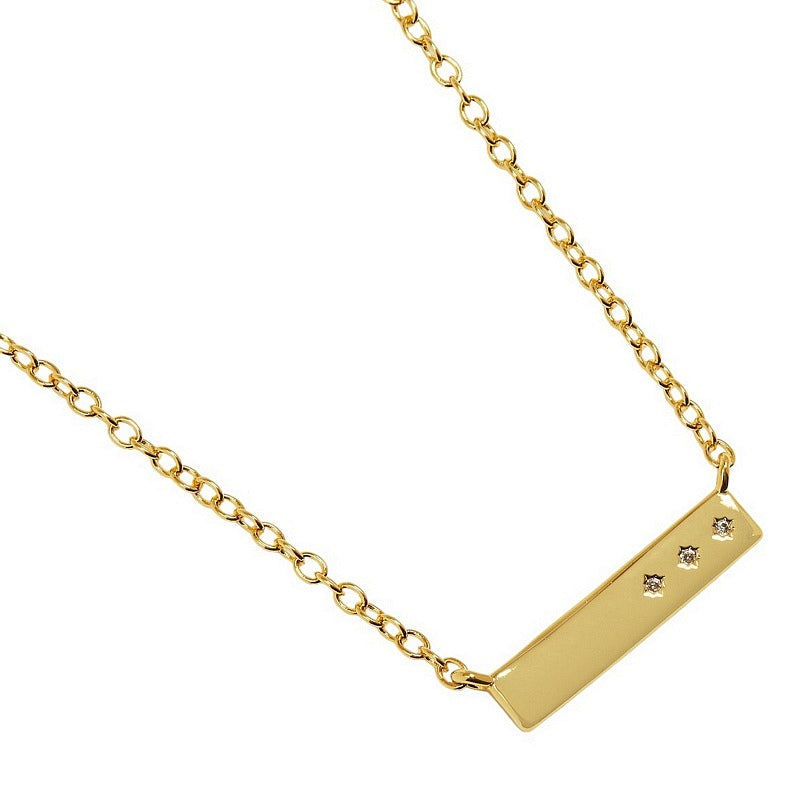 Style Stories Bar Necklace Gold-plated