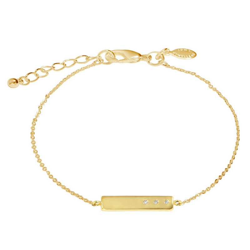 Joma 7727 Style Stories Bar Bracelet Gold-plated