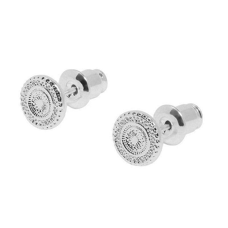 Joma 7734 Style Stories Coin Stud Earrings Silver-plated earrings side