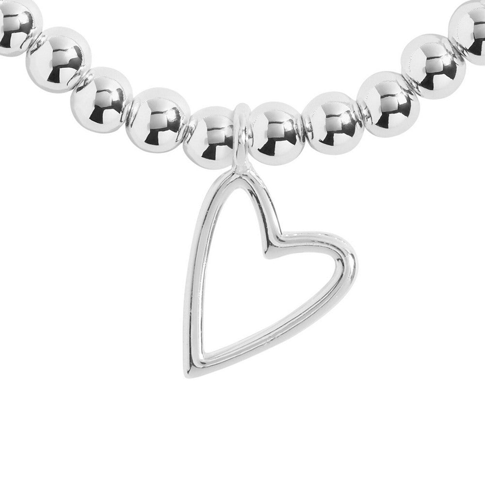 Joma Jewellery 4082 A Little Best Mum Silver Bracelet detail