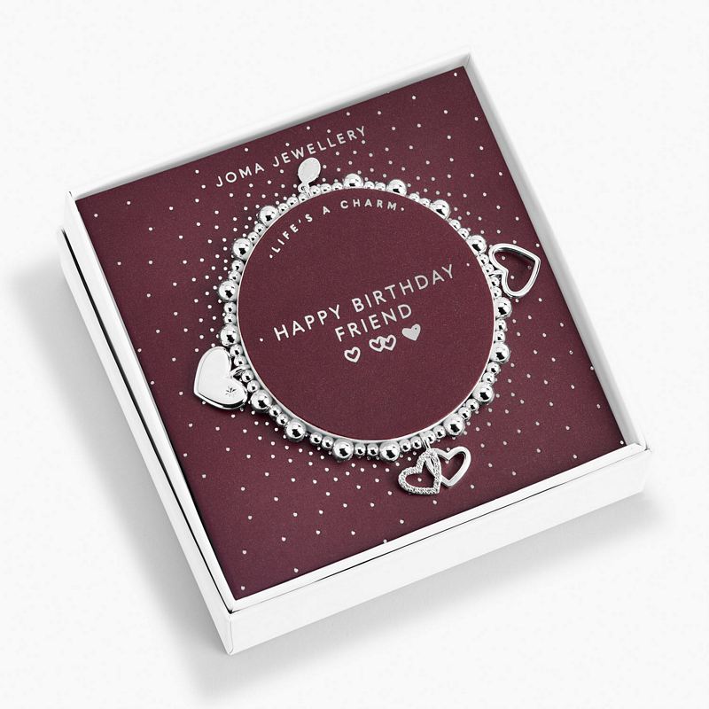 6166 Life's A Charm Bracelet Happy Birthday Friend in box