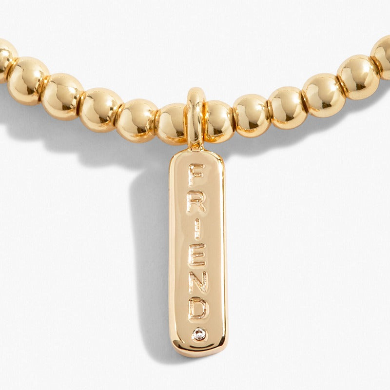 Joma Jewellery 6175 A Little Friendship Gold Bracelet detail