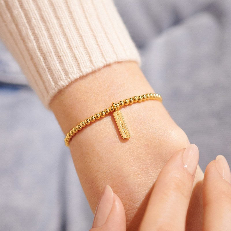 Joma Jewellery 6175 A Little Friendship Gold Bracelet on model