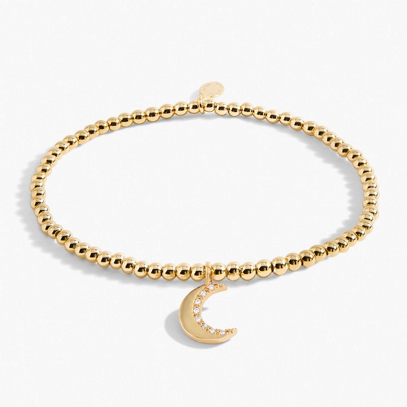 Joma Jewellery 6186 A Little Love You To The Moon Gold Bracelet main