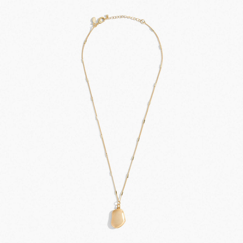 Joma Jewellery 6382 My Moments Gold Pebble Locket main