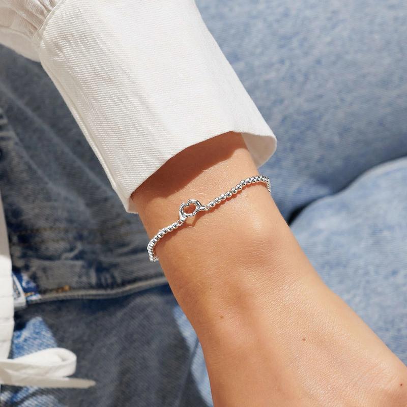Joma Jewellery 7019 A Little Friendship Laughter Happiness Bracelet Silver model