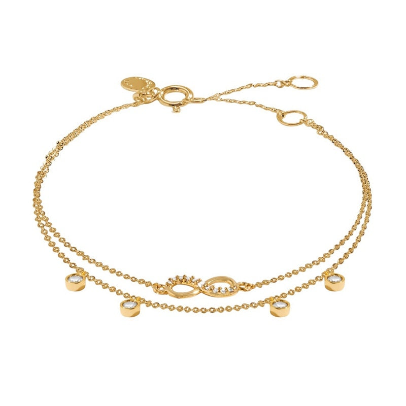 Joma Jewellery 8641 Lumia Infinity Bracelet angle