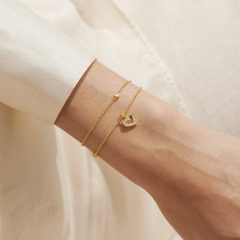 Joma Jewellery 8642 Lumia Heart Bracelet Gold model