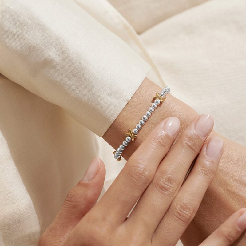 Joma Jewellery 8727 Kisses Bracelet Silver & Gold model