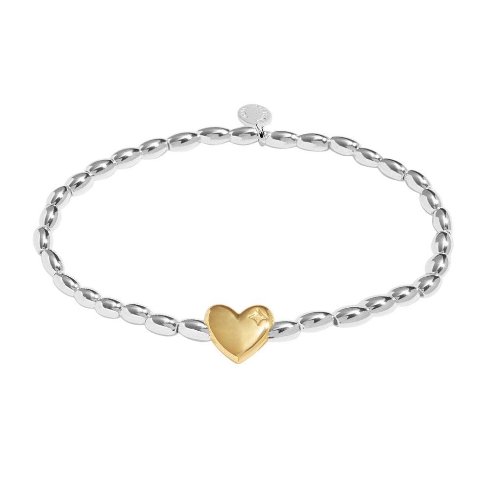 Joma Jewellery 9239 Christmas Wish Season To Sparkle Bracelet Pink Gold Star Bauble