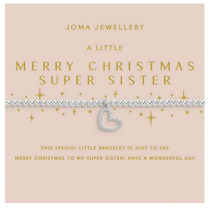 Joma Jewellery 9276 A Little Merry Christmas Super Sister Bracelet front
