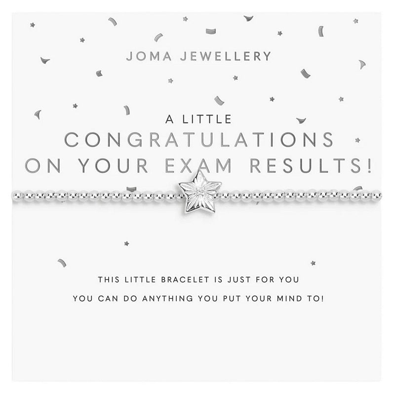 Joma Jewellery 9505 A Little Congratulations On Your Exam Results Bracelet front