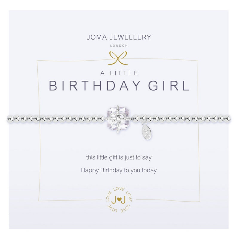 Joma Jewellery A Little Birthday Girl Crystal Bracelet 688  main