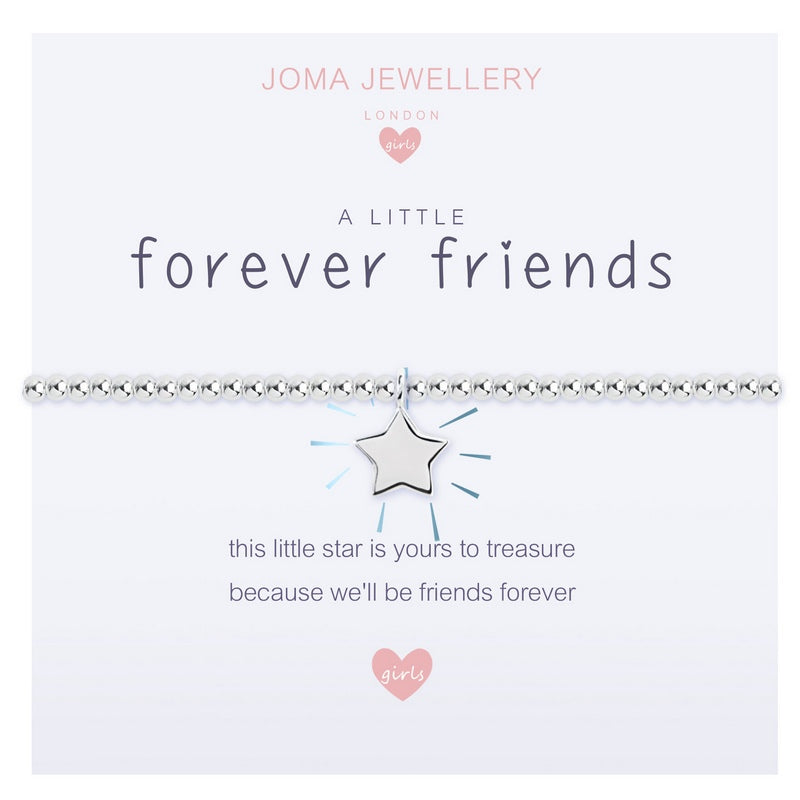 Joma Jewellery A Little Forever Friends Child Bracelet C448 on card