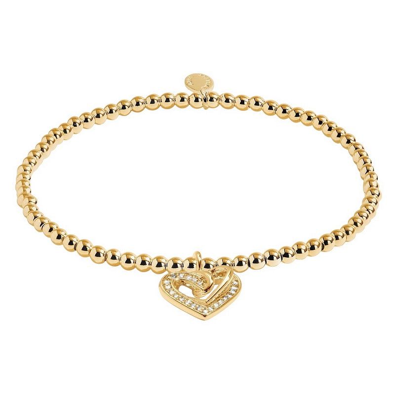 Joma Jewellery A Little Forever Thankful You're My Friend Gold Bracelet 9271 main