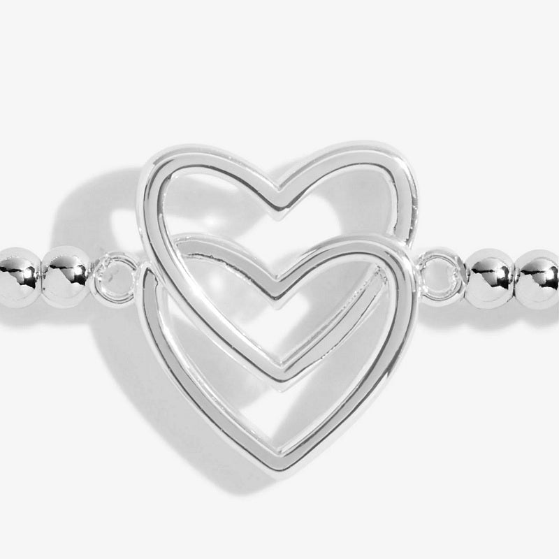 Joma Jewellery A Little Happy Birthday Silver Bracelet 7018 close up