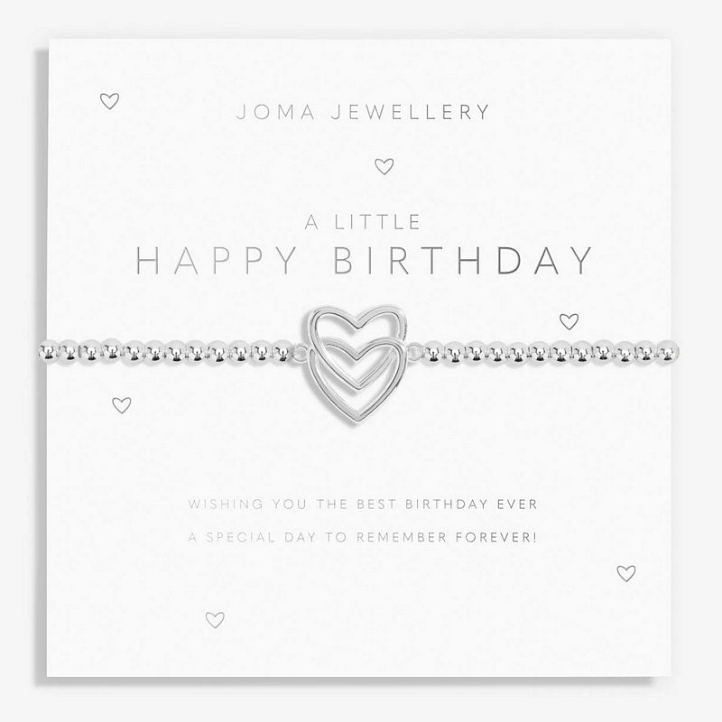 Joma Jewellery A Little Happy Birthday Silver Bracelet 7018 main