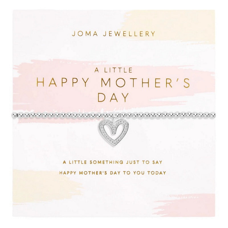 Joma Jewellery A Little Happy Mothers Day Bracelet 6856 on card
