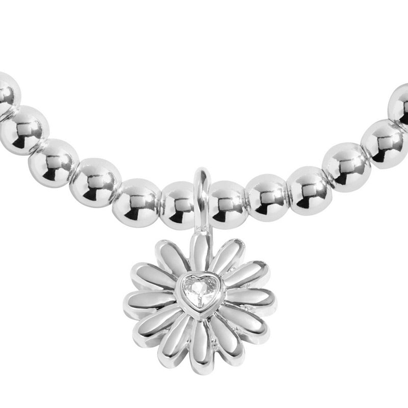 Joma Jewellery A Little If Mums Were Flowers Bracelet 9758 charm detail