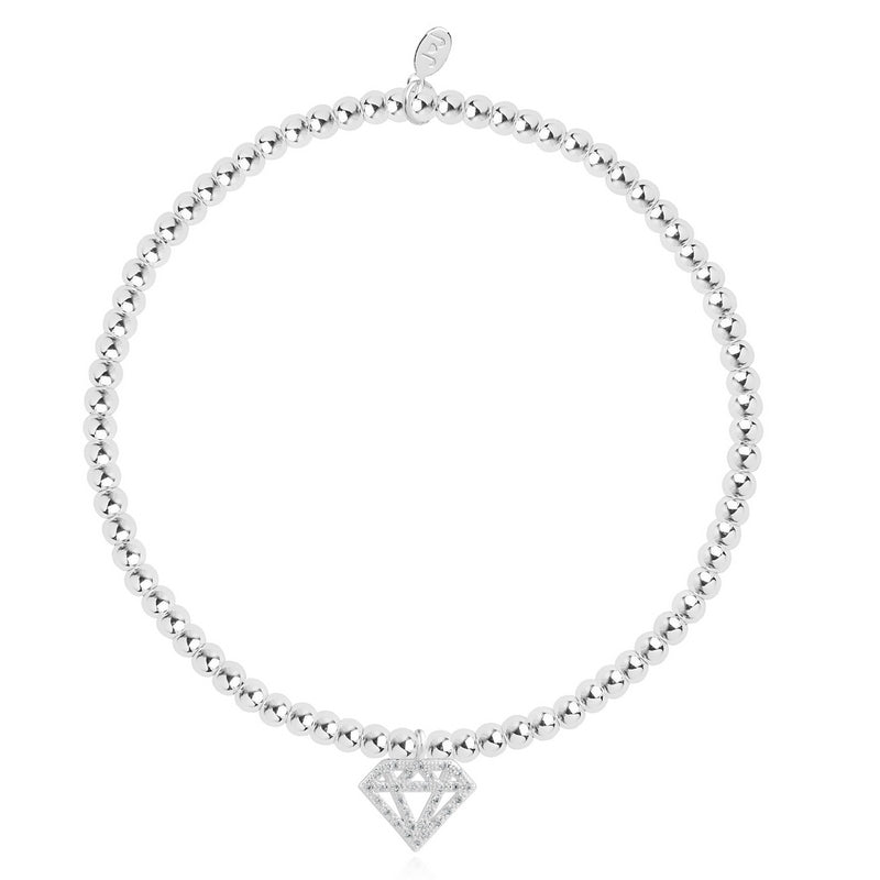 Joma Jewellery A Little Sparkle Like A Diamond Bracelet 4248 front