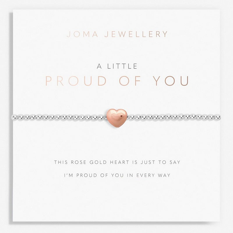 Joma Jewellery A Little Proud Of You Child Bracelet C326 on card