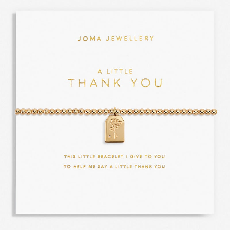 Joma Jewellery A Little Thank You Gold Bracelet 6175 main