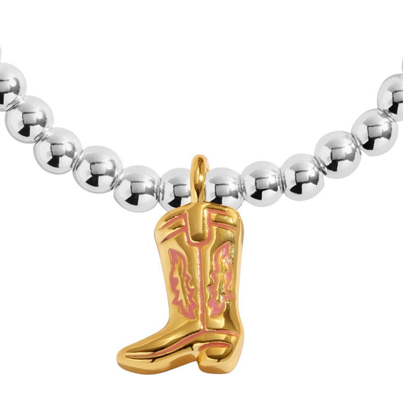 Joma Jewellery A Little Vibes Yeehaw Bracelet 9840 charm detail