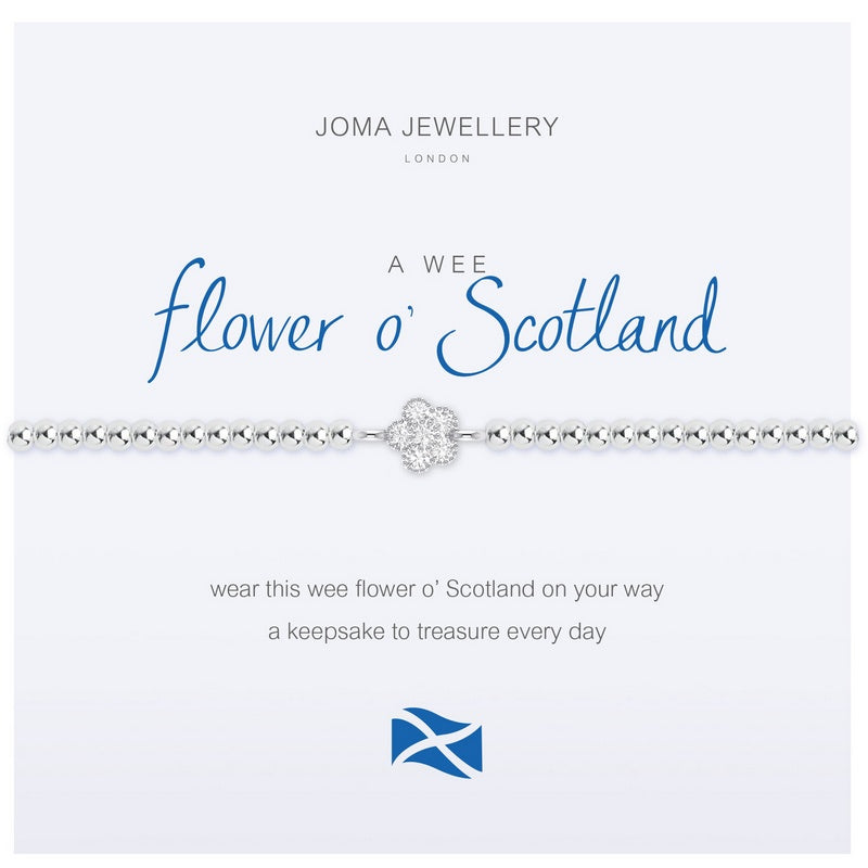 Joma Jewellery A Wee Flower O Scotland Bracelet 1502 main