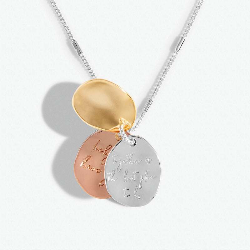 Joma Jewellery Affirmation Discs Friendship Necklace 5666 charm 2