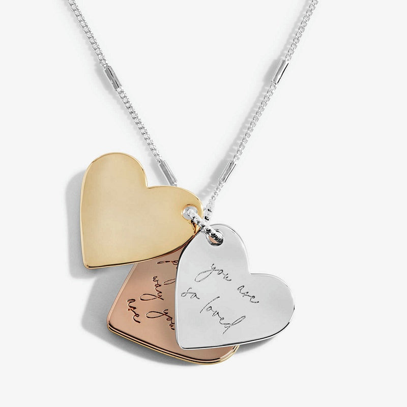 Joma Jewellery Affirmation Discs Love Necklace 5665 detail 2