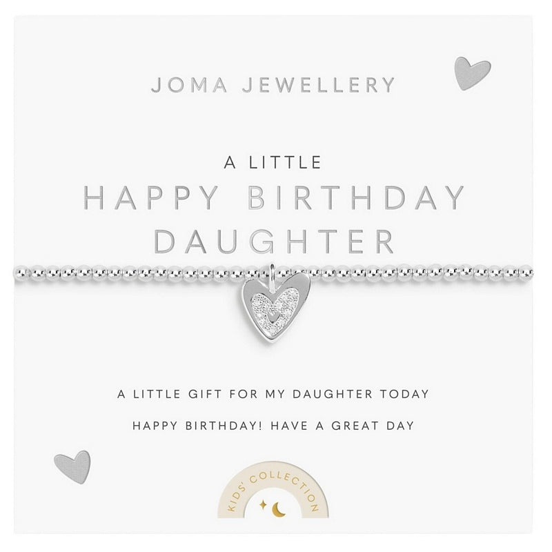 Joma Jewellery C914 A Little Happy Birthday Daughter Child's Bracelet front